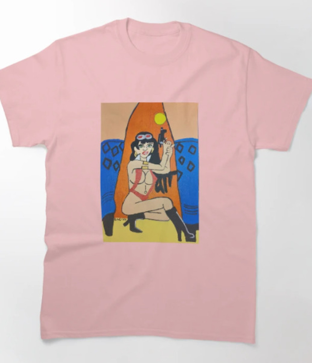 Vampirella Showdown Classic T Shirt Light